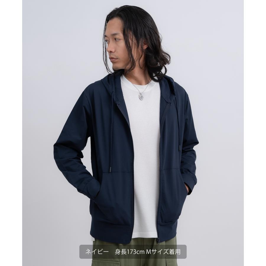 パーカー メンズ ジップアップ 薄手 フーディー フード ストレッチ ジム ワークアウト スポーツMIX 無地 ルームウェア スポーツMIX 韓国ファッション | improves | 13