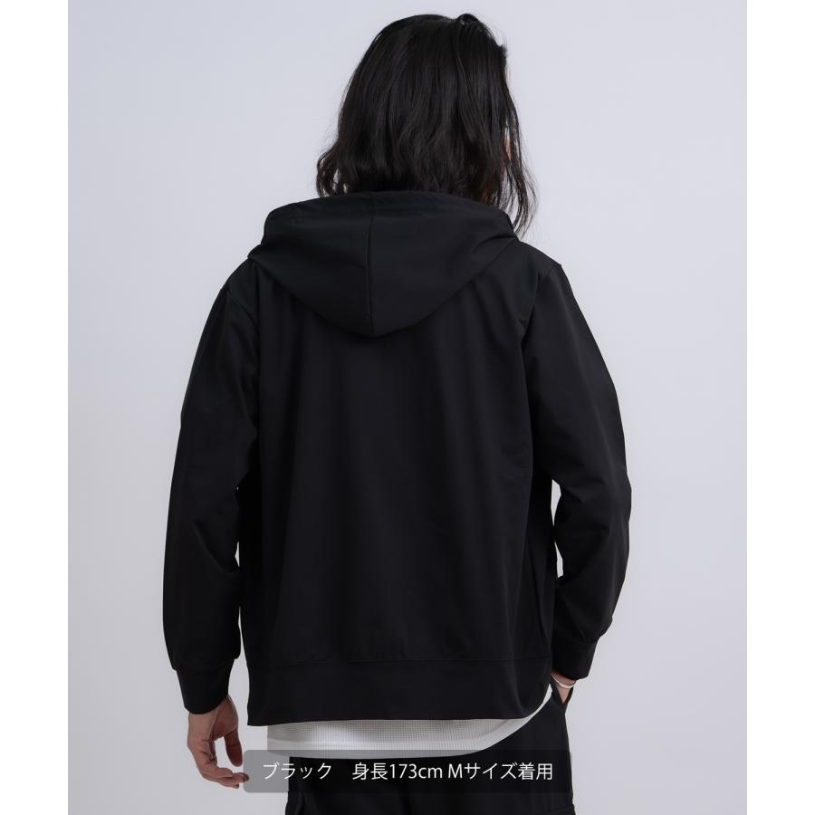 パーカー メンズ ジップアップ 薄手 フーディー フード ストレッチ ジム ワークアウト スポーツMIX 無地 ルームウェア スポーツMIX 韓国ファッション | improves | 06