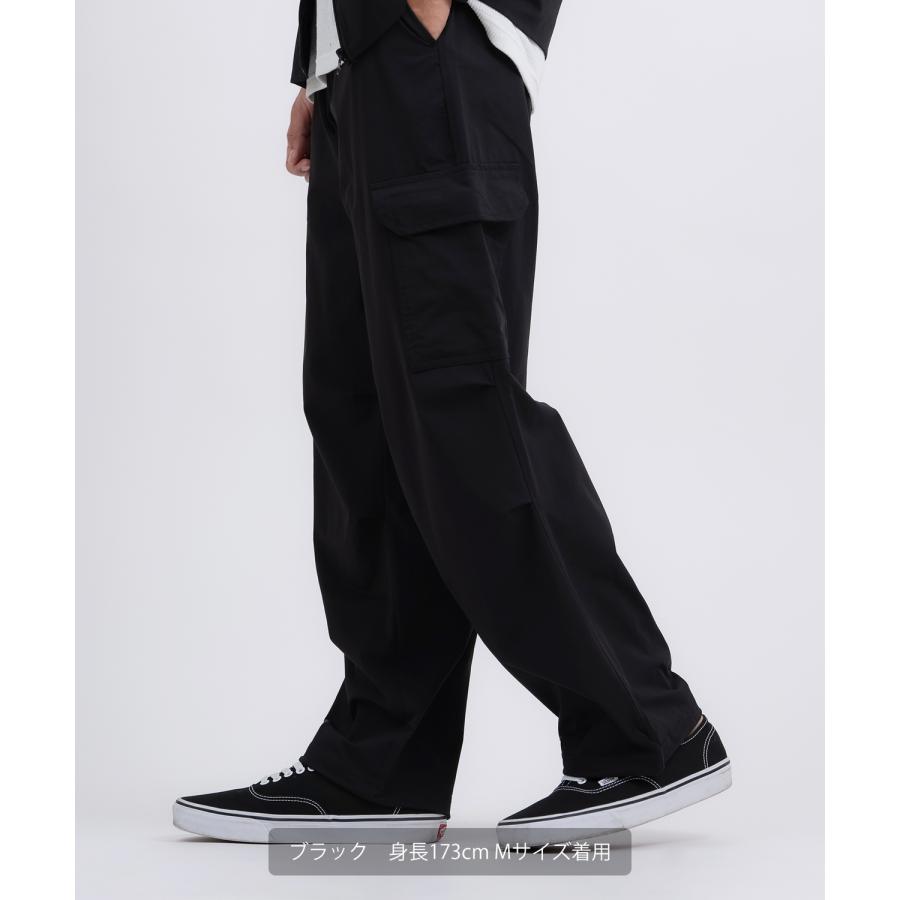 カーゴパンツ メンズ レディース ボトムス ワイド ルーズ イージーパンツ ストレッチ 天竺 ジョガーパンツ ゆったり ストリート 古着MIX 韓国ファッション | improves | 06