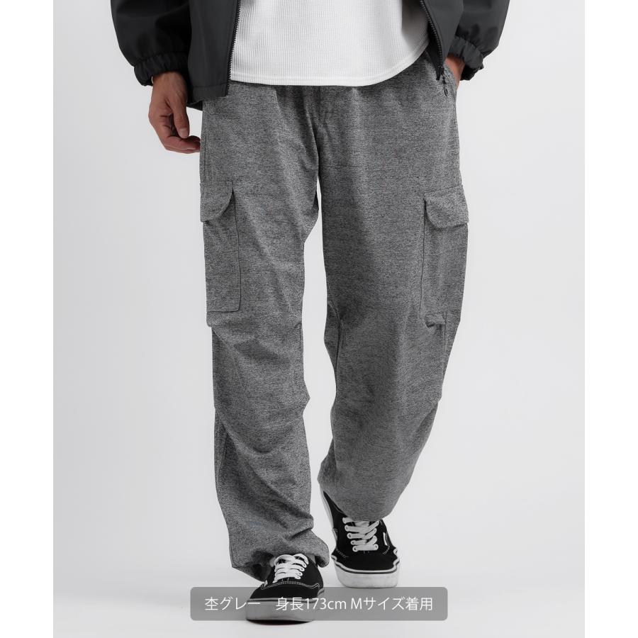 カーゴパンツ メンズ レディース ボトムス ワイド ルーズ イージーパンツ ストレッチ 天竺 ジョガーパンツ ゆったり ストリート 古着MIX 韓国ファッション | improves | 09