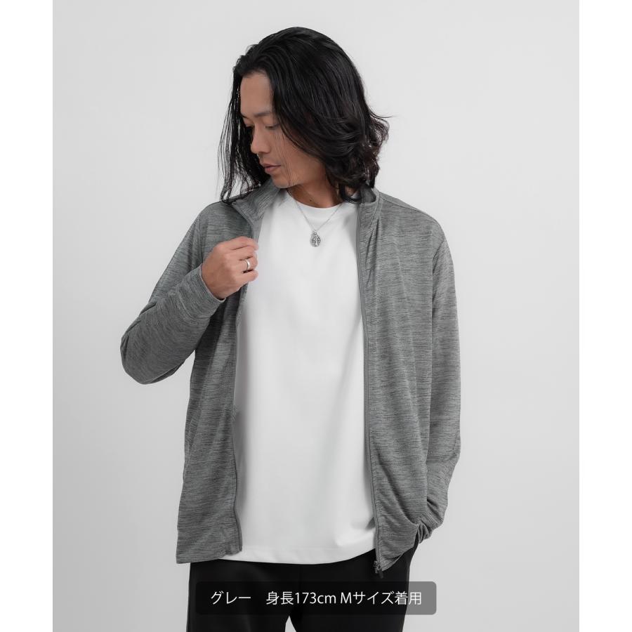 トラックジャケット ジャージ メンズ ブルゾン ジップアップ ストレッチ アウター スポーツ トレーニング ルームウェア ストリート カジュアル 韓国ファッション | improves | 18