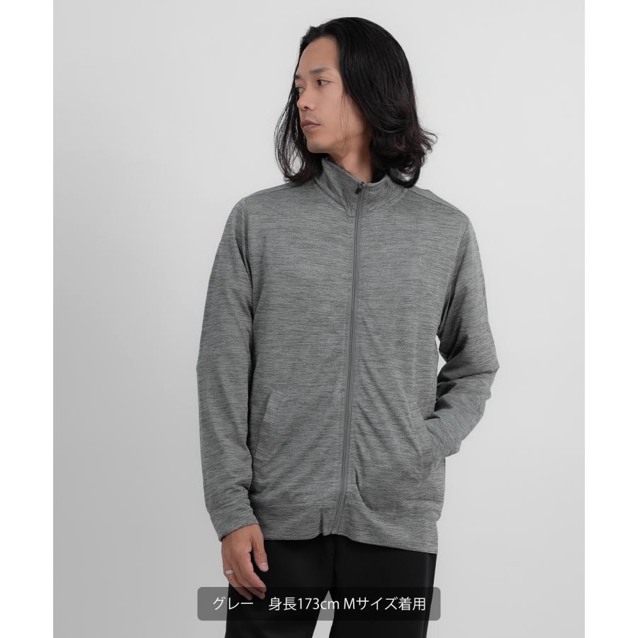 トラックジャケット ジャージ メンズ ブルゾン ジップアップ ストレッチ アウター スポーツ トレーニング ルームウェア ストリート カジュアル 韓国ファッション | improves | 19