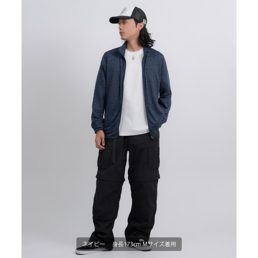 トラックジャケット ジャージ メンズ ブルゾン ジップアップ ストレッチ アウター スポーツ トレーニング ルームウェア ストリート カジュアル 韓国ファッション | improves | 07