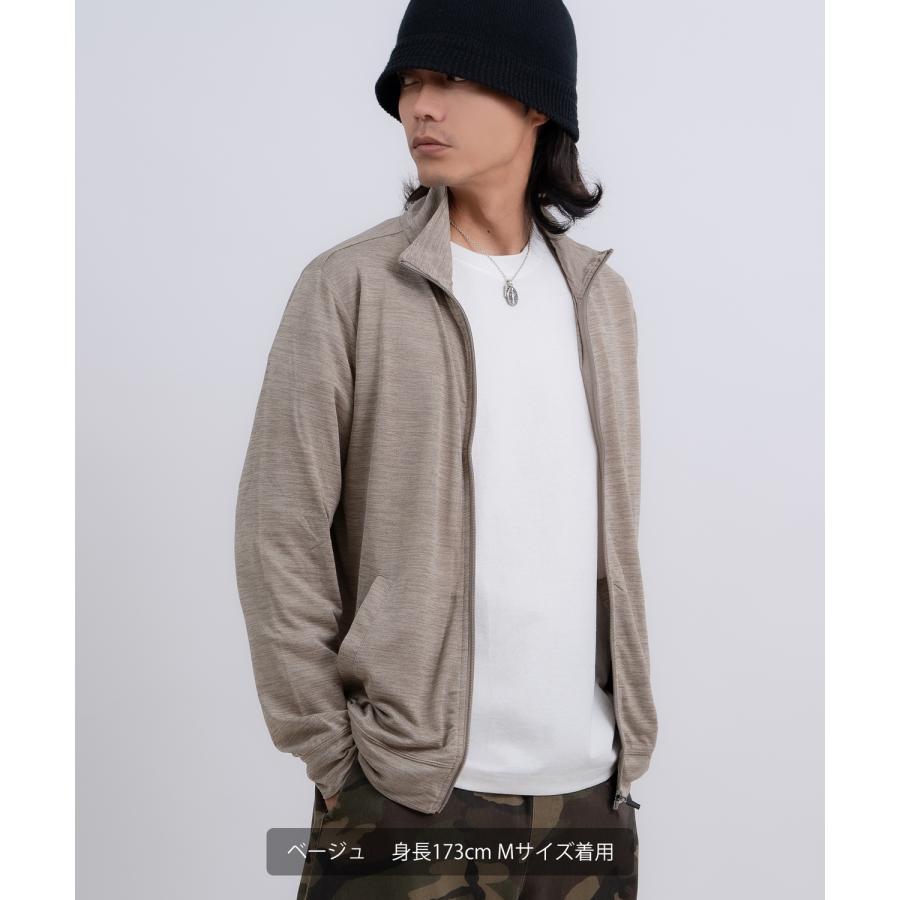 トラックジャケット ジャージ メンズ ブルゾン ジップアップ ストレッチ アウター スポーツ トレーニング ルームウェア ストリート カジュアル 韓国ファッション | improves | 09