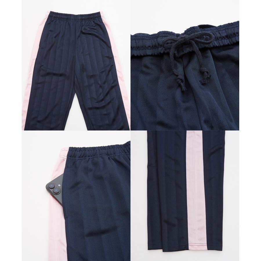 ジャージ メンズ レディース セットアップ シャドーストライプ トラックジャケット トラックパンツ サイドライン 上下 2点セット スポーツ ストリート Y2K 韓国 | improves | 24