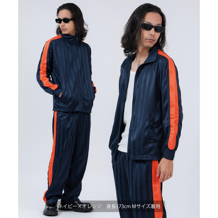 とんねるず トラックジャケット&パンツセット（BLACK）サイズＬ link lot セットアップ 「25年秋冬新作」「2点セット」ベロア ライン