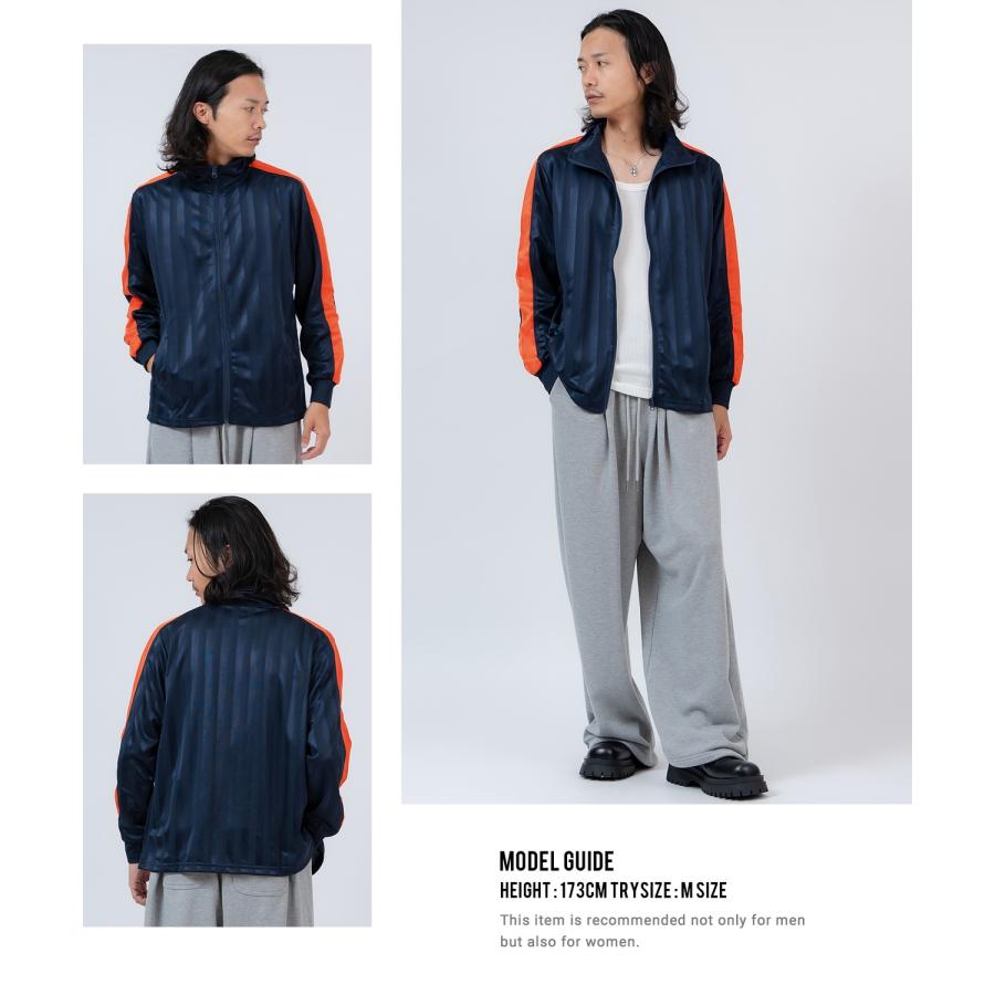 ジャージ メンズ レディース セットアップ シャドーストライプ トラックジャケット トラックパンツ サイドライン 上下 2点セット スポーツ ストリート Y2K 韓国 | improves | 13