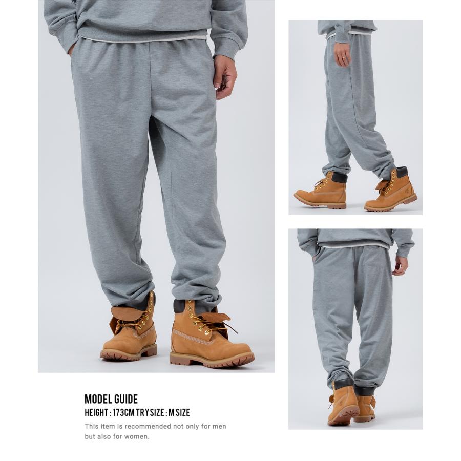 セットアップ メンズ レディース ライトスウェット ミニ裏毛 ビッグシルエット トレーナー ジョガーパンツ 無地 カジュアル ルームウェア | improves | 14