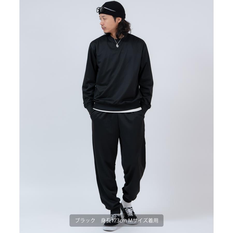 セットアップ メンズ レディース ライトスウェット ミニ裏毛 ビッグシルエット トレーナー ジョガーパンツ 無地 カジュアル ルームウェア | improves | 04