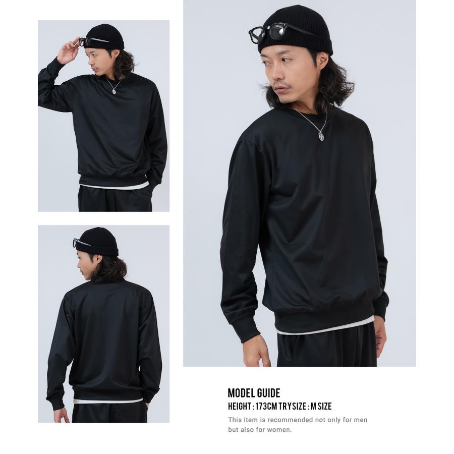 セットアップ メンズ レディース ライトスウェット ミニ裏毛 ビッグシルエット トレーナー ジョガーパンツ 無地 カジュアル ルームウェア | improves | 05