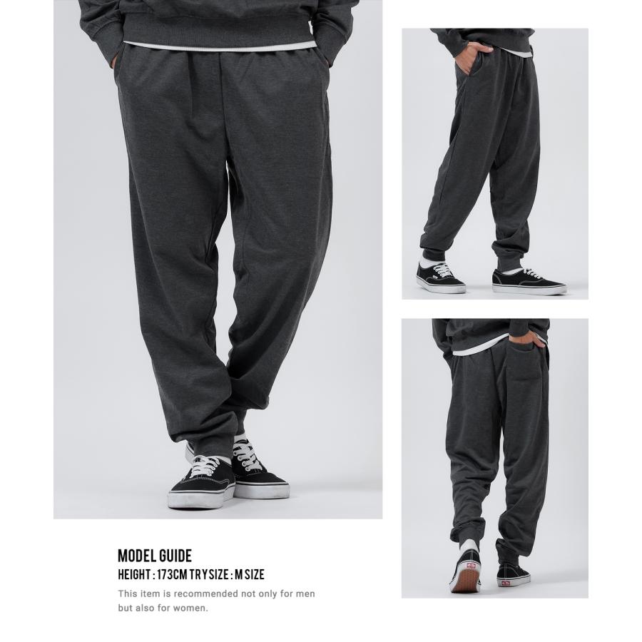セットアップ メンズ レディース ライトスウェット ミニ裏毛 ビッグシルエット トレーナー ジョガーパンツ 無地 カジュアル ルームウェア | improves | 10