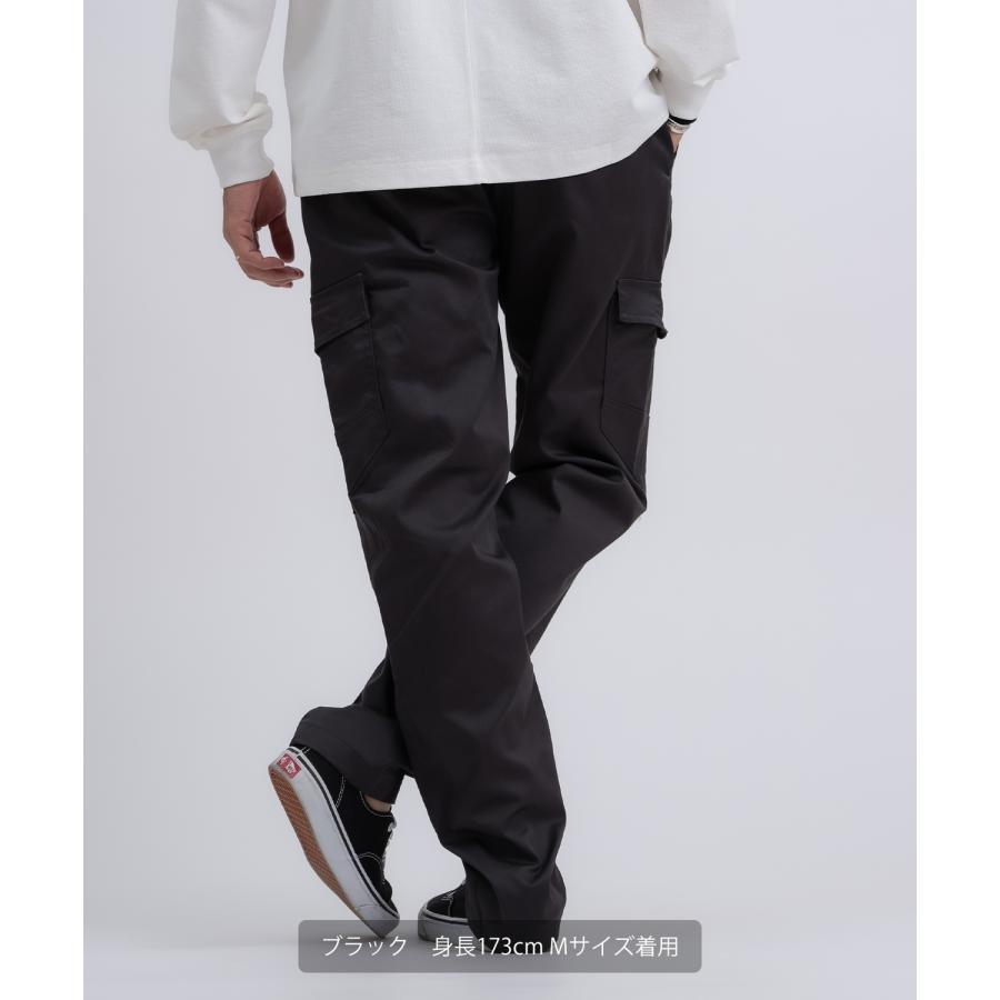 カーゴパンツ メンズ レディース チノパン ルーズシルエット ストレッチ イージー仕様 ウエストゴム ストリート スケーター アメカジ 古着MIX 韓国ファッション | improves | 05