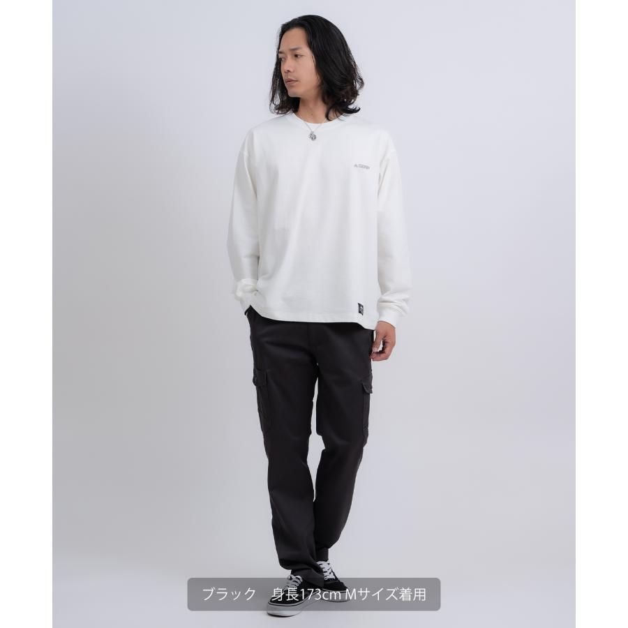 カーゴパンツ メンズ レディース チノパン ルーズシルエット ストレッチ イージー仕様 ウエストゴム ストリート スケーター アメカジ 古着MIX 韓国ファッション | improves | 06