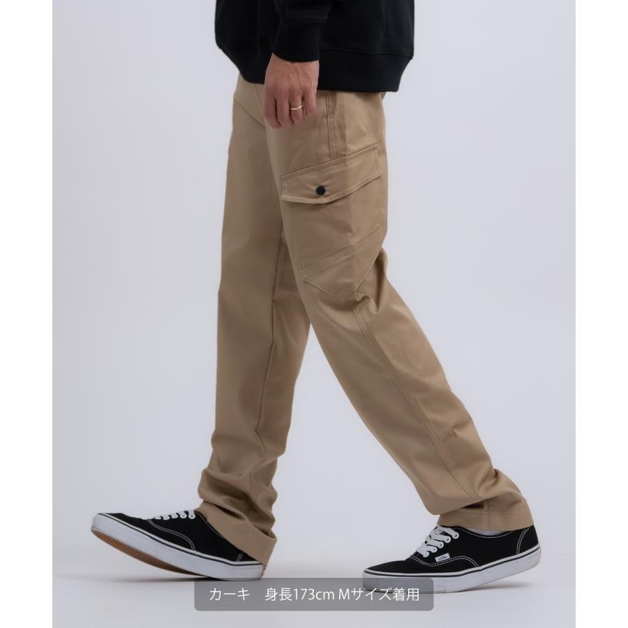 カーゴパンツ メンズ レディース チノパン ルーズシルエット ストレッチ イージー仕様 ウエストゴム ストリート スケーター アメカジ 古着MIX 韓国ファッション | improves | 09