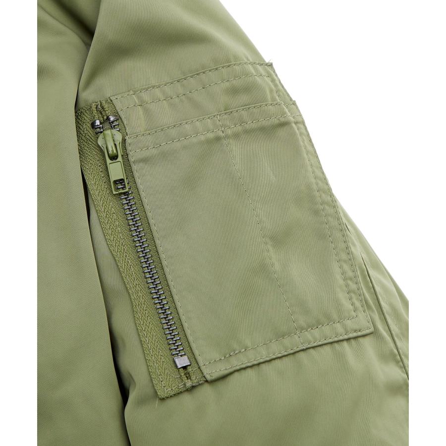 ミリタリージャケット メンズ N-2B ミリタリーコート ファージャケット ショートコート 大きめ アメカジ カジュアル ワーク スケーター ストリート 古着MIX 韓国 | improves | 14