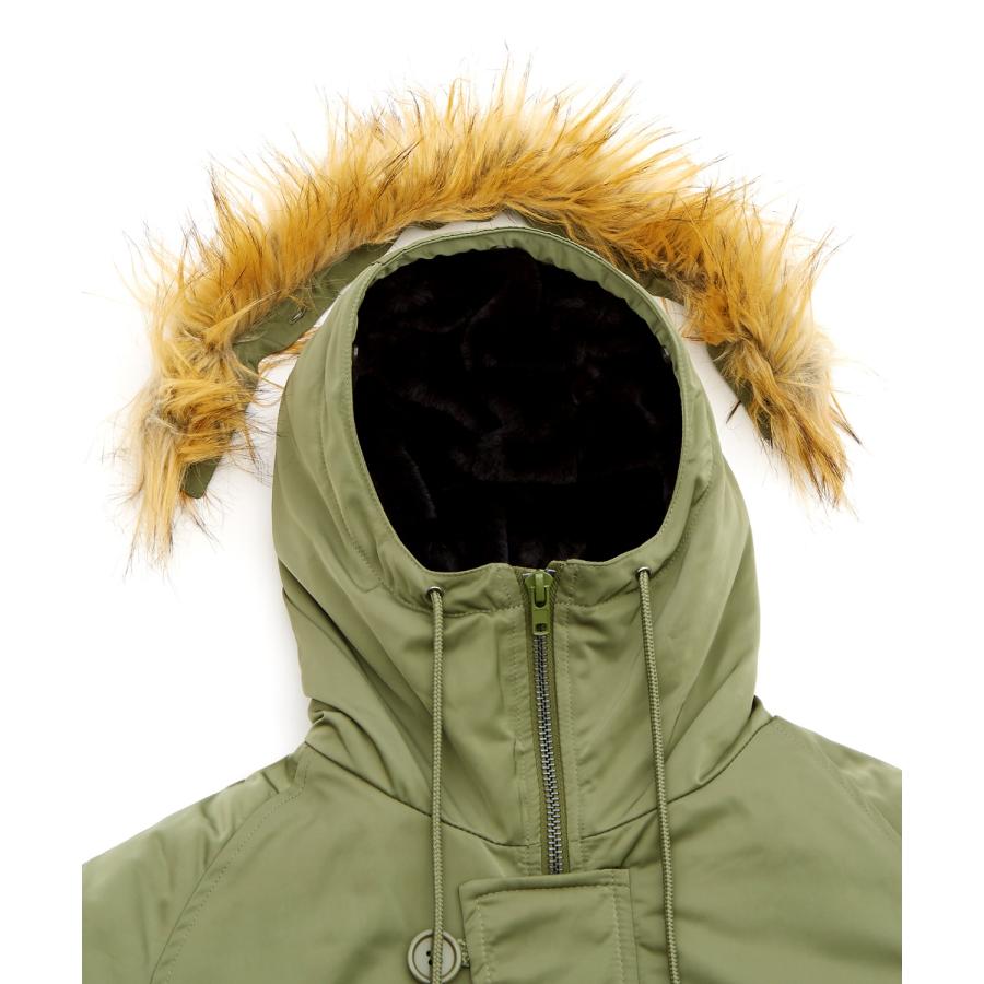 ミリタリージャケット メンズ N-3B ミリタリーコート ファージャケット ショートコート 大きめ アメカジ カジュアル ワーク スケーター ストリート 古着MIX 韓国 | improves | 13