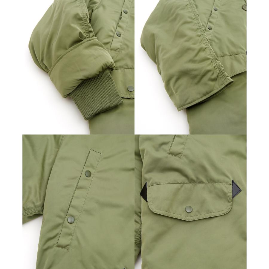 ミリタリージャケット メンズ N-3B ミリタリーコート ファージャケット ショートコート 大きめ アメカジ カジュアル ワーク スケーター ストリート 古着MIX 韓国 | improves | 16