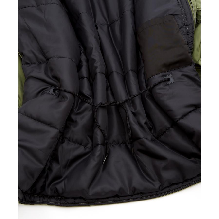 ミリタリージャケット メンズ N-3B ミリタリーコート ファージャケット ショートコート 大きめ アメカジ カジュアル ワーク スケーター ストリート 古着MIX 韓国 | improves | 17