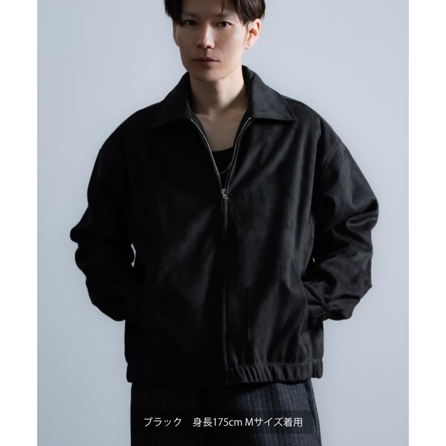 ジャケット メンズ フェイクスエード スイングトップ ブルゾン シンプル アメカジ カジュアル ワーク スストリート 古着MIX 韓国ファッション | improves | 02