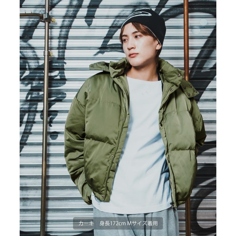 ダウンジャケット メンズ 中綿 ペディン ショート丈 ブルゾン アウター 防寒 大きめ アメカジ カジュアル ワーク スケーター ストリート 90s 古着MIX 韓国 | improves | 12