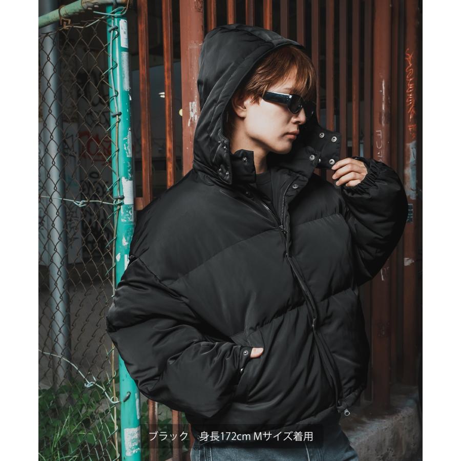 ダウンジャケット メンズ 中綿 ペディン ショート丈 ブルゾン アウター 防寒 大きめ アメカジ カジュアル ワーク スケーター ストリート 90s 古着MIX 韓国 | improves | 04