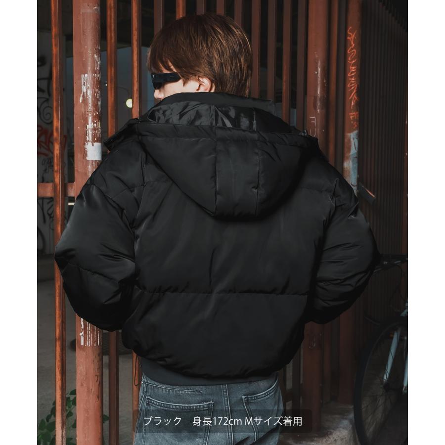ダウンジャケット メンズ 中綿 ペディン ショート丈 ブルゾン アウター 防寒 大きめ アメカジ カジュアル ワーク スケーター ストリート 90s 古着MIX 韓国 | improves | 05