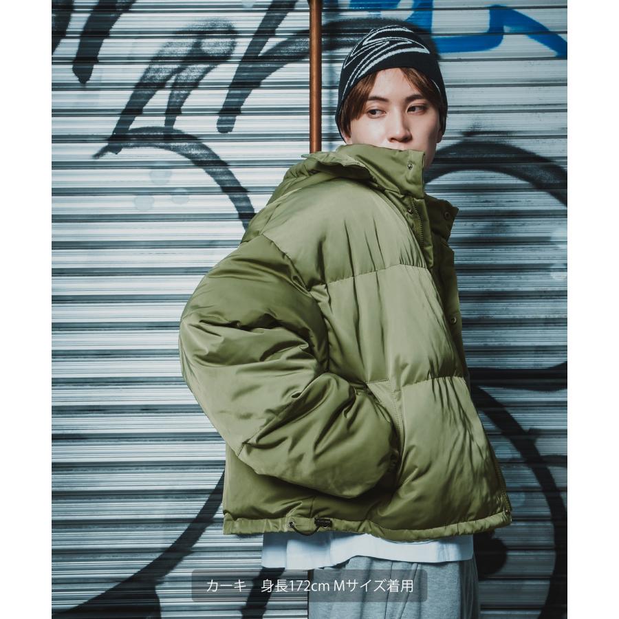 ダウンジャケット メンズ 中綿 ペディン ショート丈 ブルゾン アウター 防寒 大きめ アメカジ カジュアル ワーク スケーター ストリート 90s 古着MIX 韓国 | improves | 10