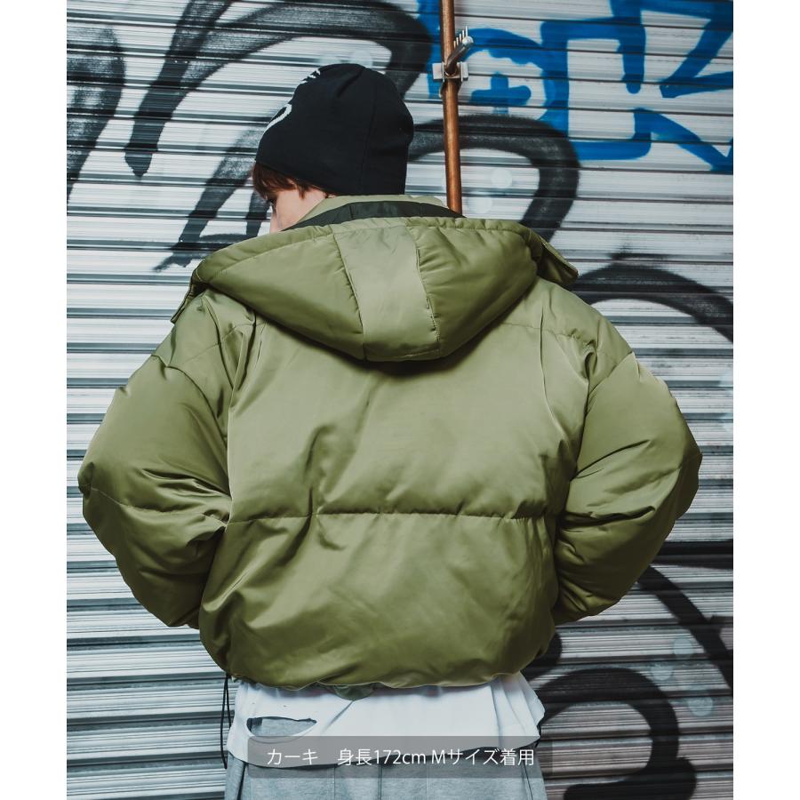 ダウンジャケット メンズ 中綿 ペディン ショート丈 ブルゾン アウター 防寒 大きめ アメカジ カジュアル ワーク スケーター ストリート 90s 古着MIX 韓国 | improves | 11