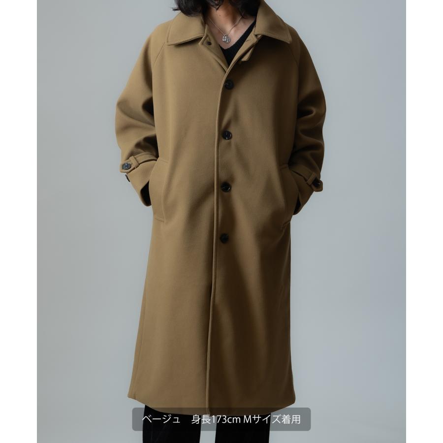 コート メンズ ウールライク ステンカラーコート ロングコート 大きめ モード きれいめ クラシカル カジュアル シンプル オーセンティック 古着MIX 韓国 | improves | 13