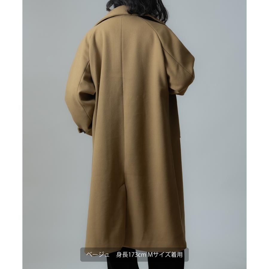 コート メンズ ウールライク ステンカラーコート ロングコート 大きめ モード きれいめ クラシカル カジュアル シンプル オーセンティック 古着MIX 韓国 | improves | 12
