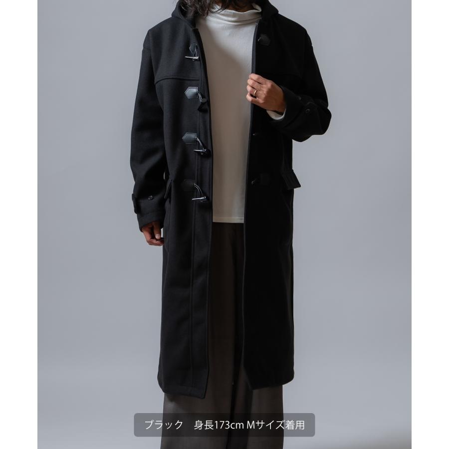 コート メンズ ウールライク ステンカラーコート ロングコート 大きめ モード きれいめ クラシカル カジュアル シンプル オーセンティック 古着MIX 韓国 | improves | 16