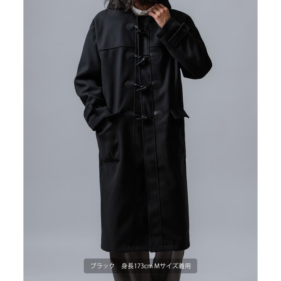 コート メンズ ウールライク ステンカラーコート ロングコート 大きめ モード きれいめ クラシカル カジュアル シンプル オーセンティック 古着MIX 韓国 | improves | 19