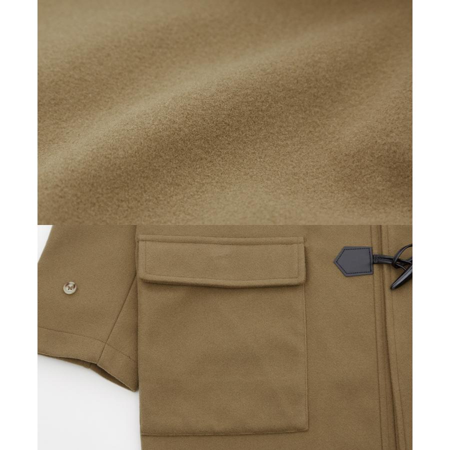 コート メンズ ウールライク ステンカラーコート ロングコート 大きめ モード きれいめ クラシカル カジュアル シンプル オーセンティック 古着MIX 韓国 | improves | 22