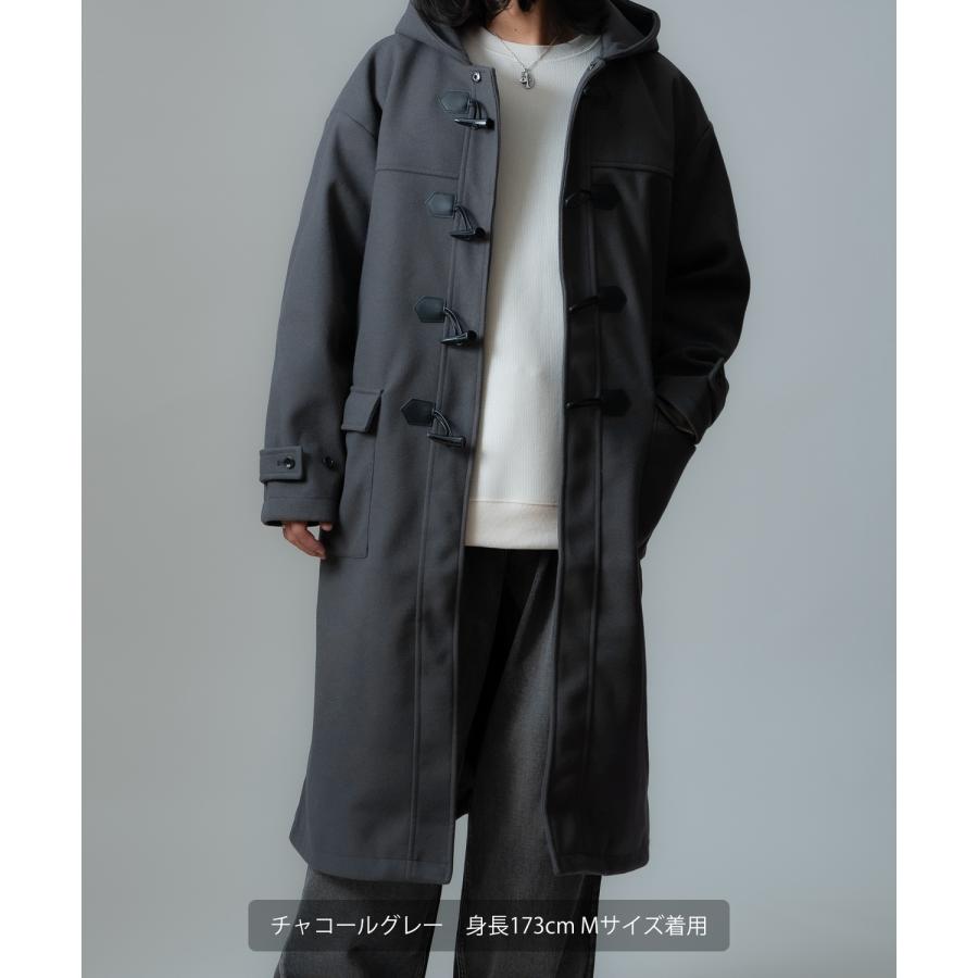 コート メンズ ウールライク ステンカラーコート ロングコート 大きめ モード きれいめ クラシカル カジュアル シンプル オーセンティック 古着MIX 韓国 | improves | 04