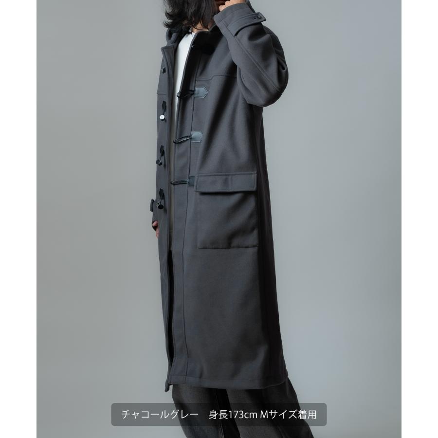 コート メンズ ウールライク ステンカラーコート ロングコート 大きめ モード きれいめ クラシカル カジュアル シンプル オーセンティック 古着MIX 韓国 | improves | 05