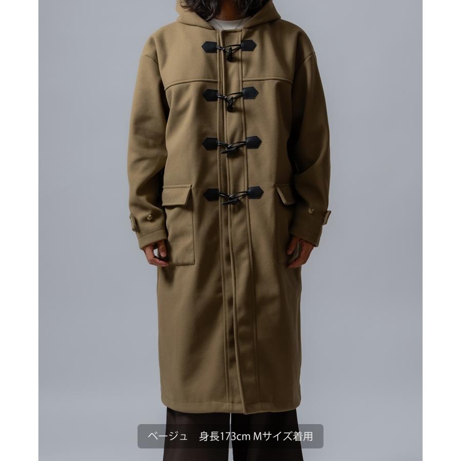 コート メンズ ウールライク ステンカラーコート ロングコート 大きめ モード きれいめ クラシカル カジュアル シンプル オーセンティック 古着MIX 韓国 | improves | 10