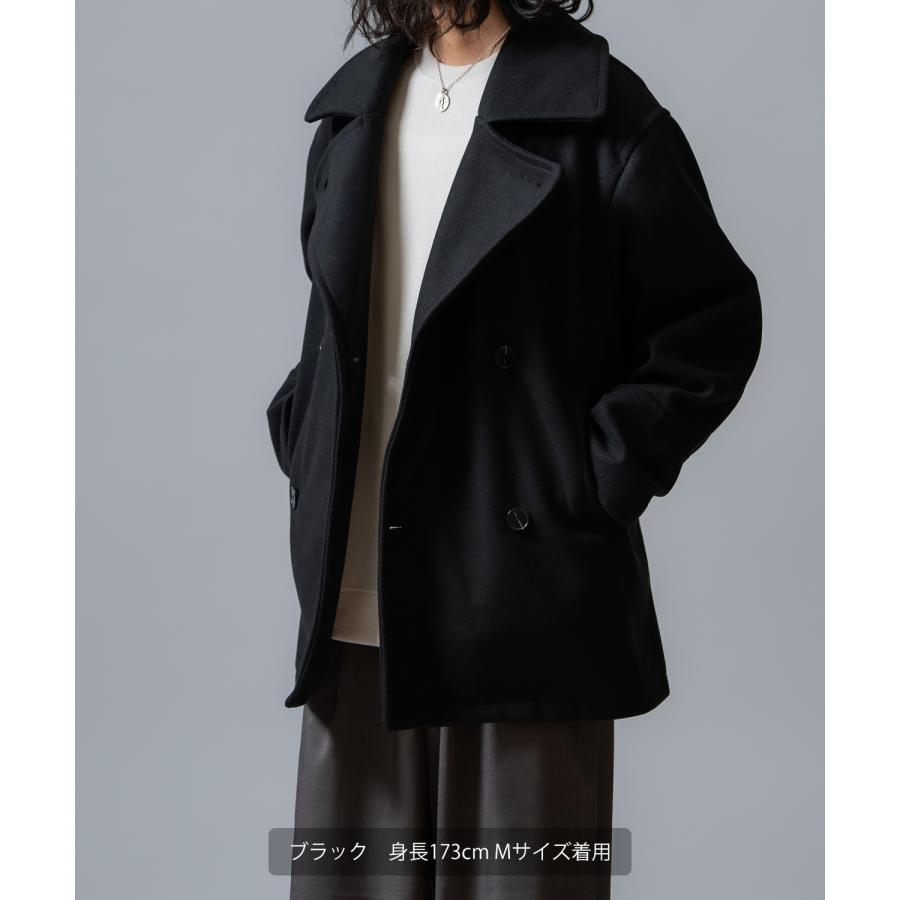 コート メンズ ウールライク ショートコート 大きめ モード きれいめ クラシカル カジュアル シンプル オーセンティック 古着MIX 韓国ファッション | improves | 11