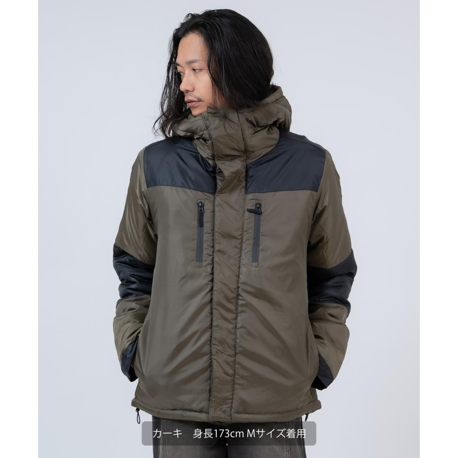 ダウンジャケット メンズ 中綿 ナイロン マウンテンパーカー フーディー ジャンパー アウター 防寒 オーバーサイズ アウトドア ストリート アメカジ | improves | 15