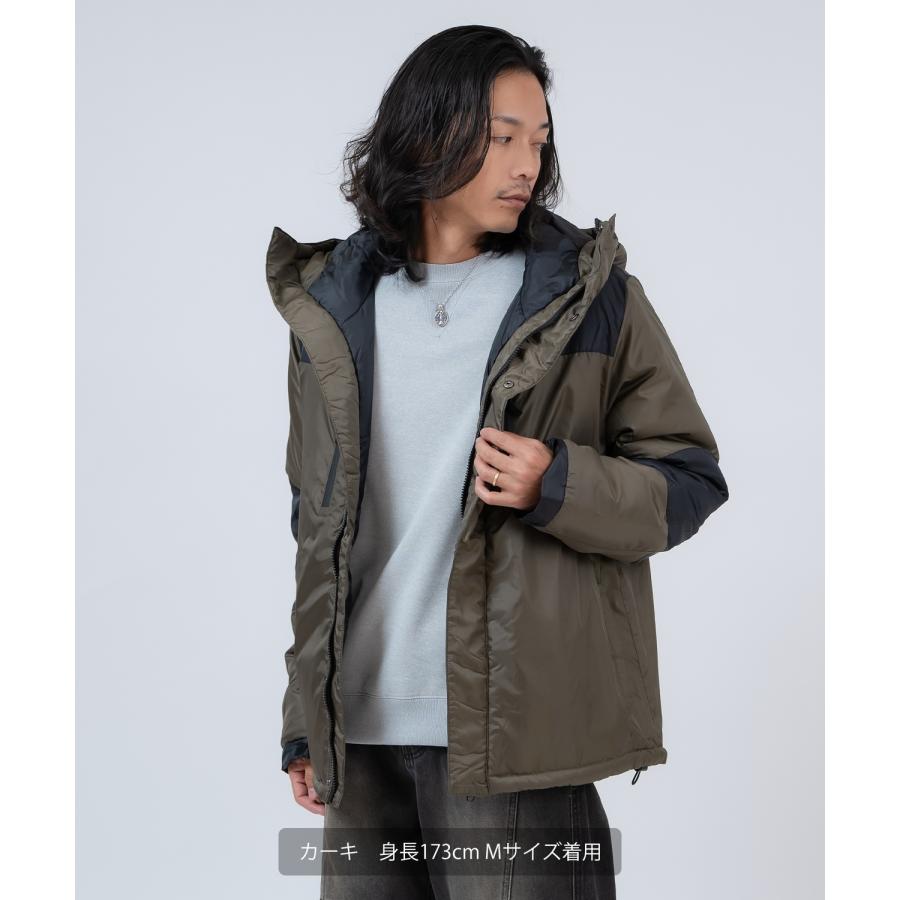 ダウンジャケット メンズ 中綿 ナイロン マウンテンパーカー フーディー ジャンパー アウター 防寒 オーバーサイズ アウトドア ストリート アメカジ | improves | 16