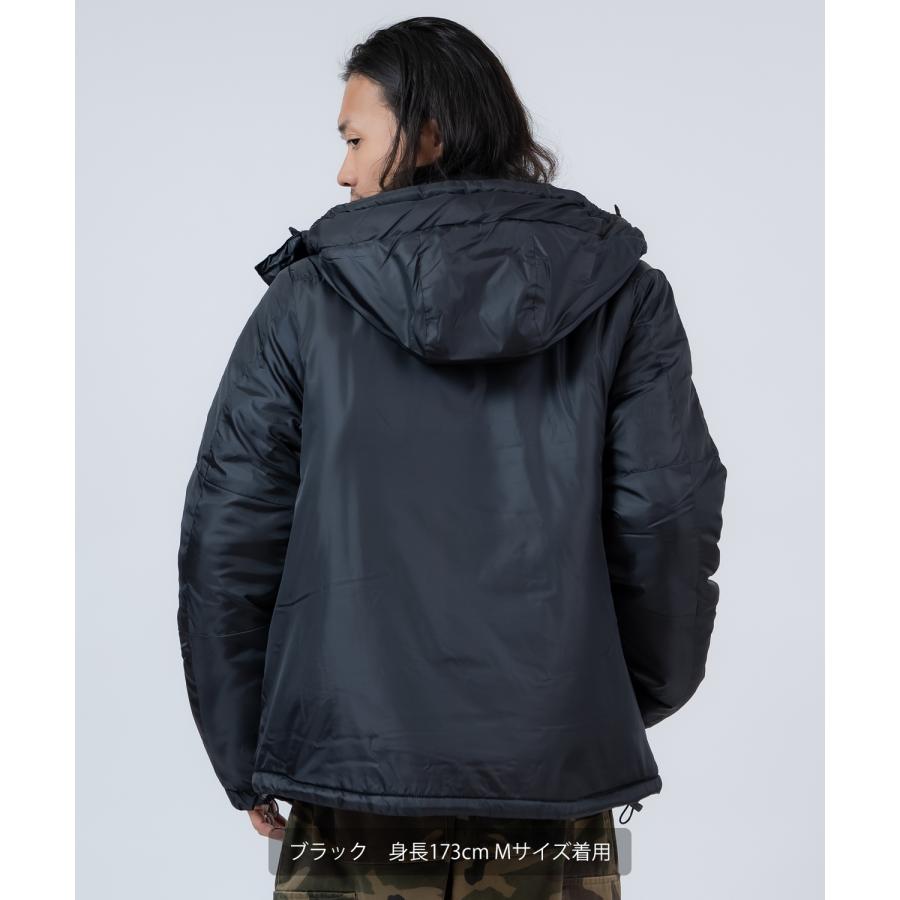 ダウンジャケット メンズ 中綿 ナイロン マウンテンパーカー フーディー ジャンパー アウター 防寒 オーバーサイズ アウトドア ストリート アメカジ | improves | 07