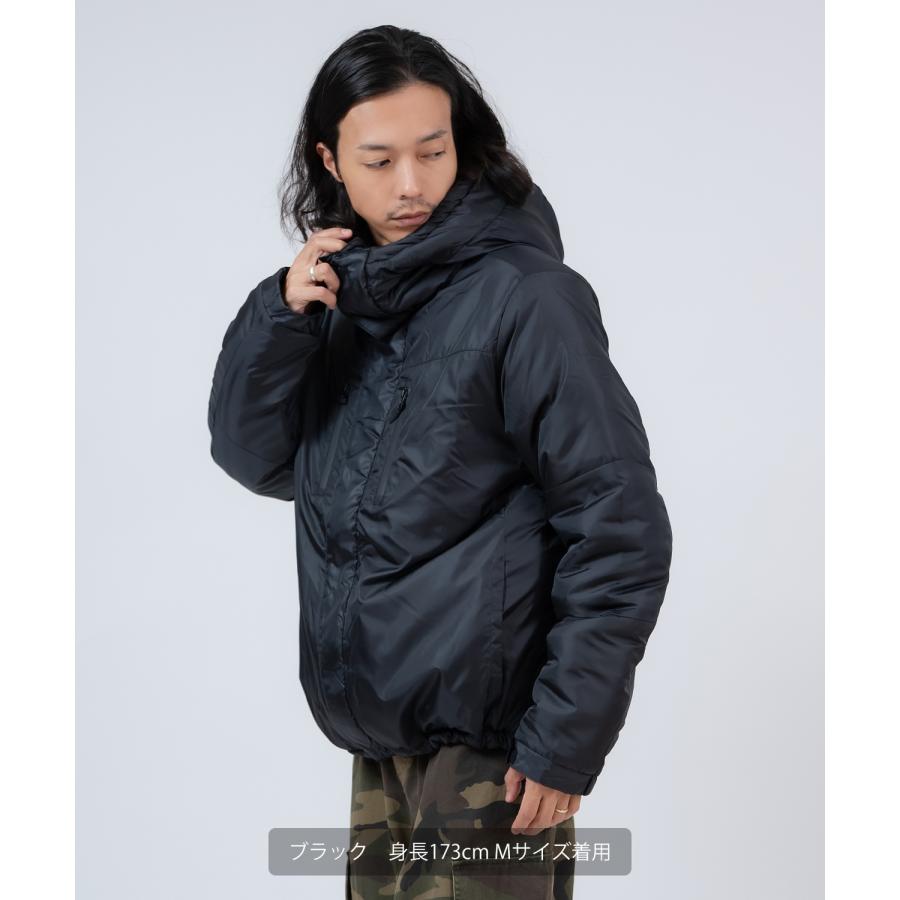 ダウンジャケット メンズ 中綿 ナイロン マウンテンパーカー フーディー ジャンパー アウター 防寒 オーバーサイズ アウトドア ストリート アメカジ | improves | 08