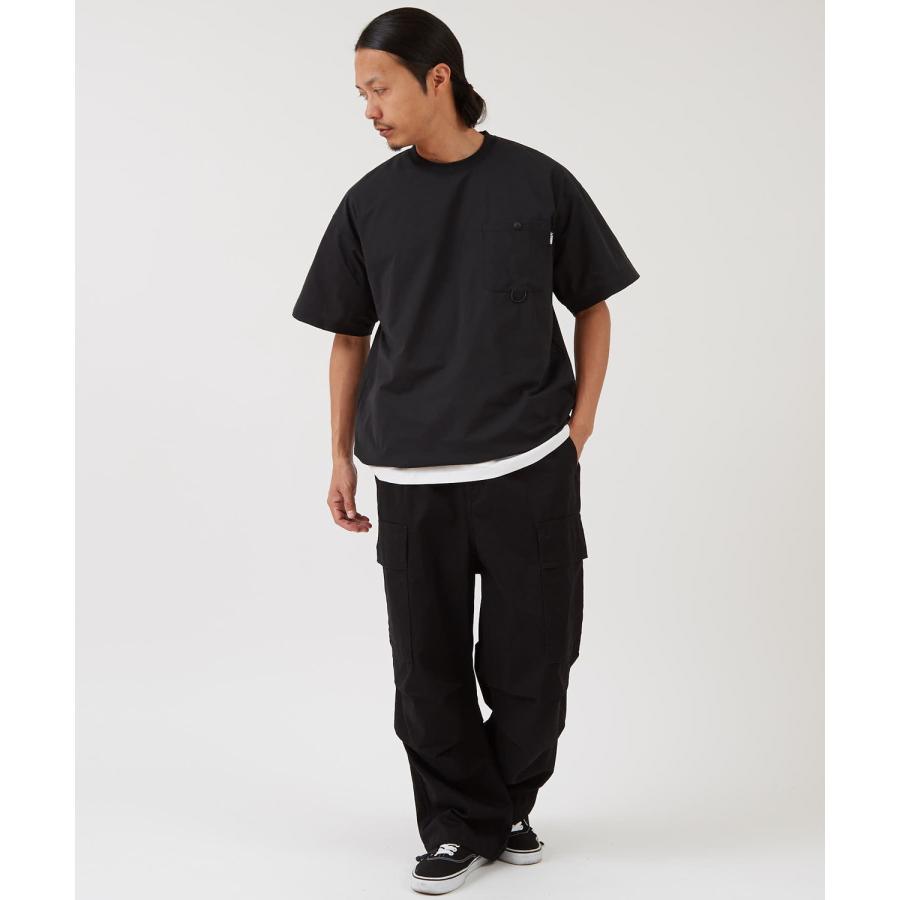 半袖Tシャツ メンズ GERRY ジェリー 裾ドローコード ドットエアー カットソー アウトドア ストリート アメカジ 古着MIX ブラック カーキ | GERRY | 14