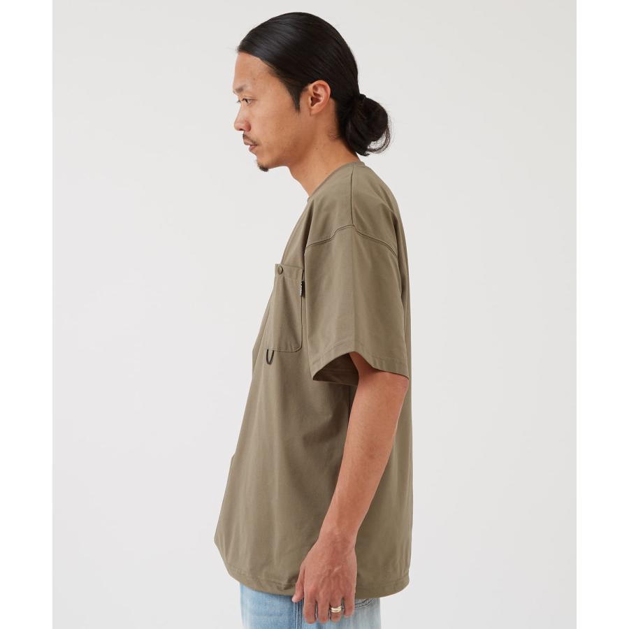 半袖Tシャツ メンズ GERRY ジェリー 裾ドローコード ドットエアー カットソー アウトドア ストリート アメカジ 古着MIX ブラック カーキ | GERRY | 04