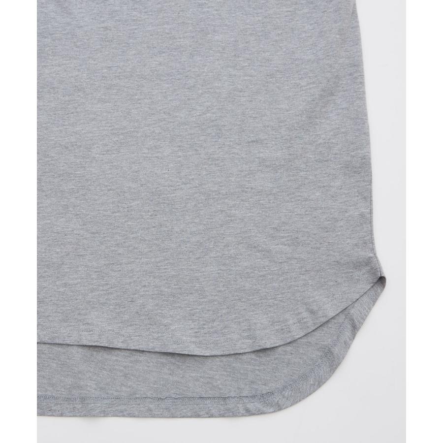 半袖Tシャツ メンズ レディース オーバーサイズ SHISKY イレギュラーヘム ロング丈 カットソー ビッグシルエット ストリート 韓国ファッション | improves | 16