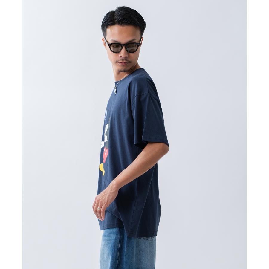 カットソー メンズ ミッキーマウス キャラT キャラクター 半袖 Tシャツ トップス 綿100％ カジュアル アメカジ ストリート スケーター 古着MIX | improves | 08