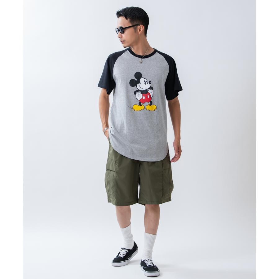 カットソー メンズ ミッキーマウス キャラT キャラクター 半袖 Tシャツ トップス ラグラン 綿100％ カジュアル アメカジ ストリート スケーター 古着MIX | improves | 04