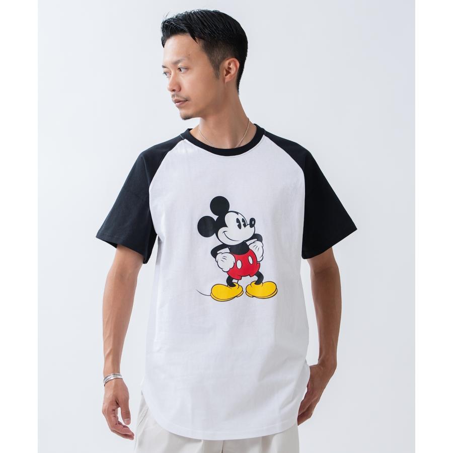 カットソー メンズ ミッキーマウス キャラT キャラクター 半袖 Tシャツ トップス ラグラン 綿100％ カジュアル アメカジ ストリート スケーター 古着MIX | improves | 08