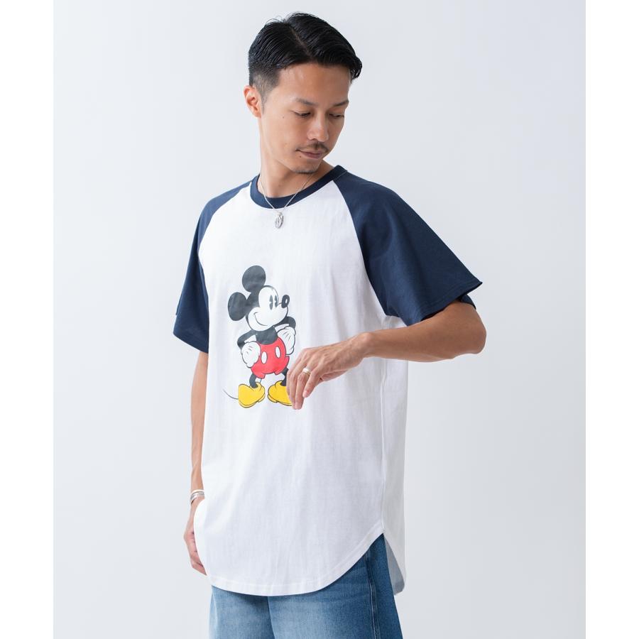 カットソー メンズ ミッキーマウス キャラT キャラクター 半袖 Tシャツ トップス ラグラン 綿100％ カジュアル アメカジ ストリート スケーター 古着MIX | improves | 12