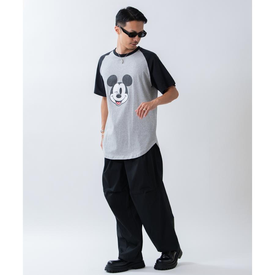 カットソー メンズ ミッキーマウス キャラT キャラクター 半袖 Tシャツ トップス ラグラン 綿100％ カジュアル アメカジ ストリート スケーター 古着MIX | improves | 07