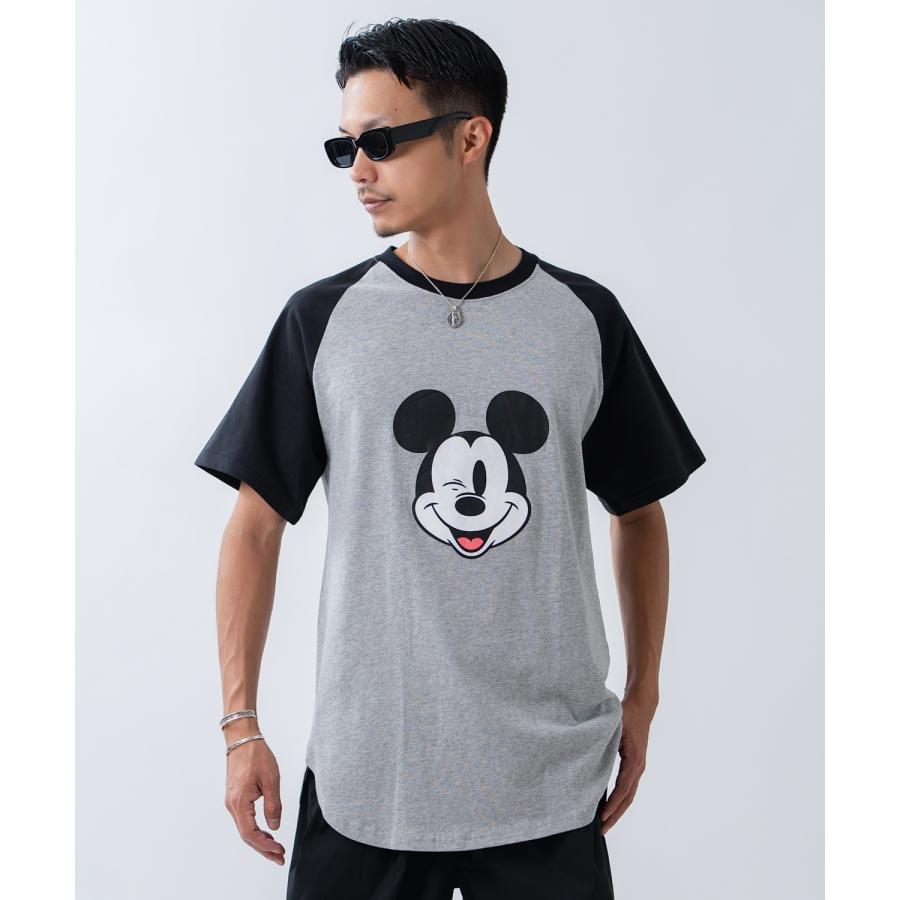 カットソー メンズ ミッキーマウス キャラT キャラクター 半袖 Tシャツ トップス ラグラン 綿100％ カジュアル アメカジ ストリート スケーター 古着MIX | improves | 08